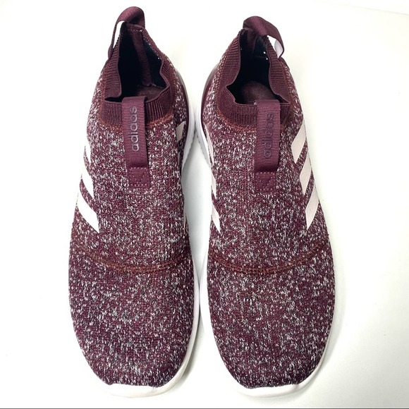 ADIDAS Ultimafusion Sneakers Slip On Maroon Purple White Running Shoes 11 Women - Picture 3 of 8